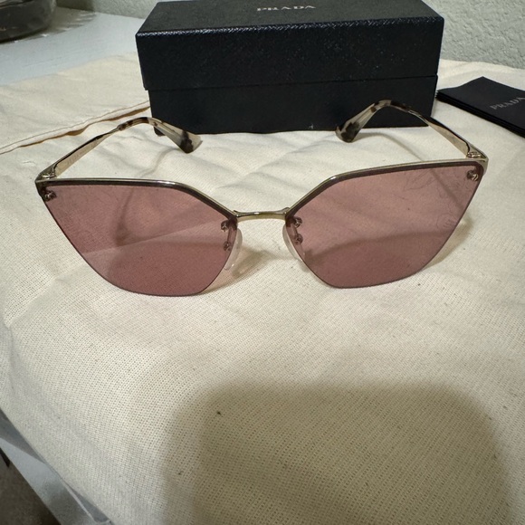 Prada Mirr Laser Flower Cat Eye Sunglasses - Picture 7 of 8